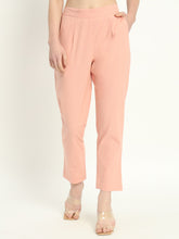 PEACH COTTON PANTS - SKYTICK